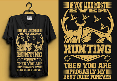 Hunting T-Shirt Design | USA T-shirt Design | Tee america bird branding clean cloth creative deer design hunt hunting illustration modern mountain t shirt tee usa vector vintage