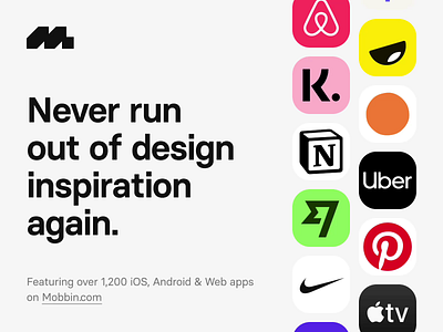 Join the 900,000+ designers already using Mobbin. app branding design mobbin ui ui design ux design