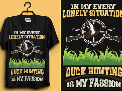 Hunting T-Shirt Design | USA T-shirt Design | Tee america bird branding clean cloth color creative design grass hunt hunting illustration modern t shirt tee usa vector vintage