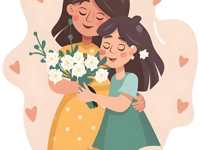 Mother's Day Illustration 3d abstract art aesthetic aesthetic print aesthetic printable aesthetic wall art animation artist branding design graphic design happy mothers day illustration logo mother day motion graphics ui