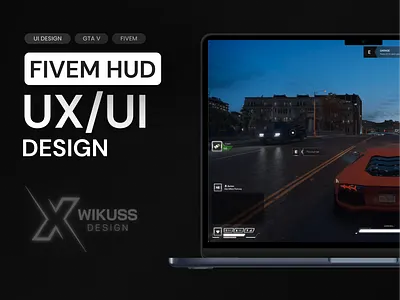 Fivem/GTA V Hud UI Design fivem fivem hud fivem ui design game hud game ui design gta v gta v hud gta v ui design hud hud ui design roleplay rp ui white hud