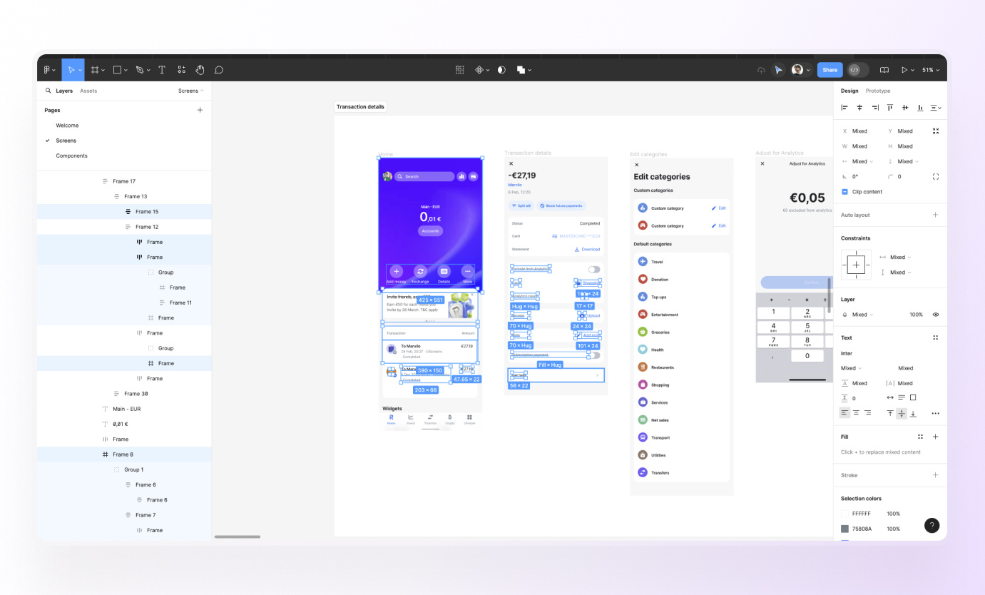 Revolut App Redesigned - Free UI kit by Marvilo on Dribbble