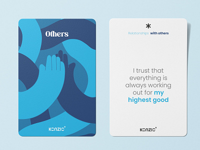 Affirmation Card Game affirmation branding caracter design cards cards game color design game graphic design hands illustration label playing print procreate typography ui vector