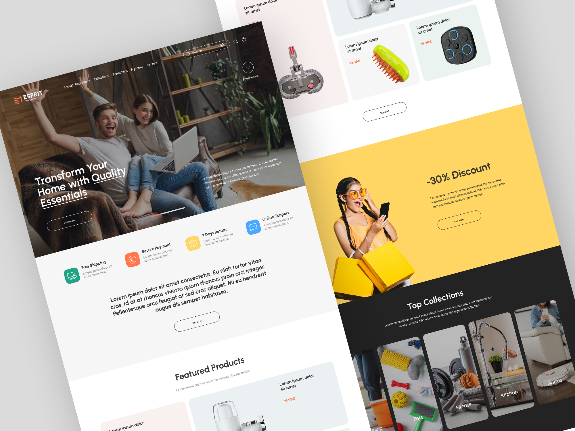 Example of Design And Develop Shopify Store