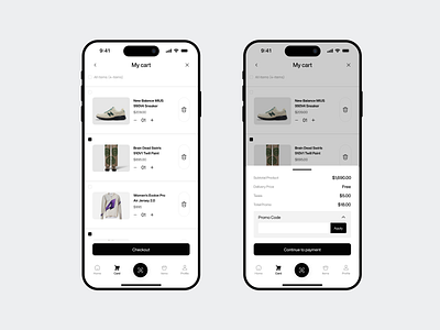 E-commerce App Ui Design app app design app ui cart page e commerce e commerce app design ecommerce figma landing page mobile app design shoping shopping app ui design ui ui ux design uiux user experience user interface ux web design website design