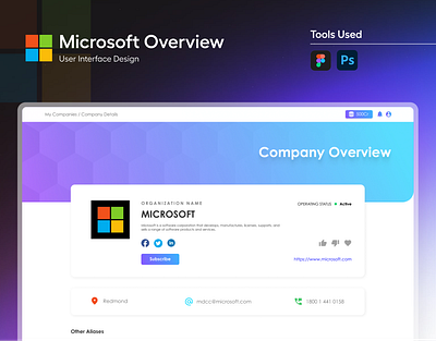 Microsoft Info Page UI/UX Design app design design landing page design ui ui design uiux design user centered design user experience user interface design web design website design