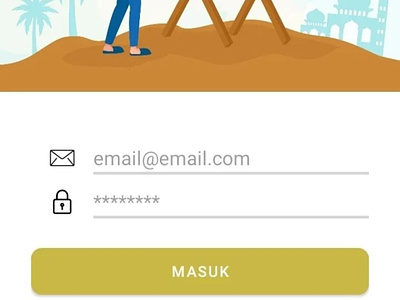 Login Ramadhan and Lebaran android android ui ux login