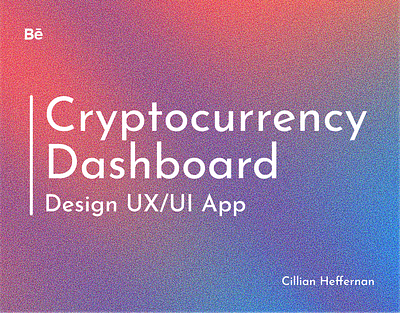 Cryptocurrency Dashboard crypto dashboard design ui ux
