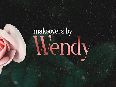 Branding work for Makeovers by Wendy branding graphic design ui