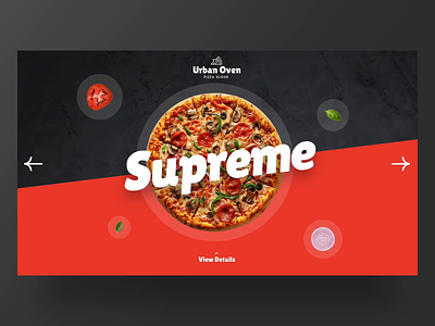 Urban Oven Pizza Slider Template for WordPress fast food food hero image oven pepperoni pizza slider slider revolution template ui vegetarian wordpress wordpress slider