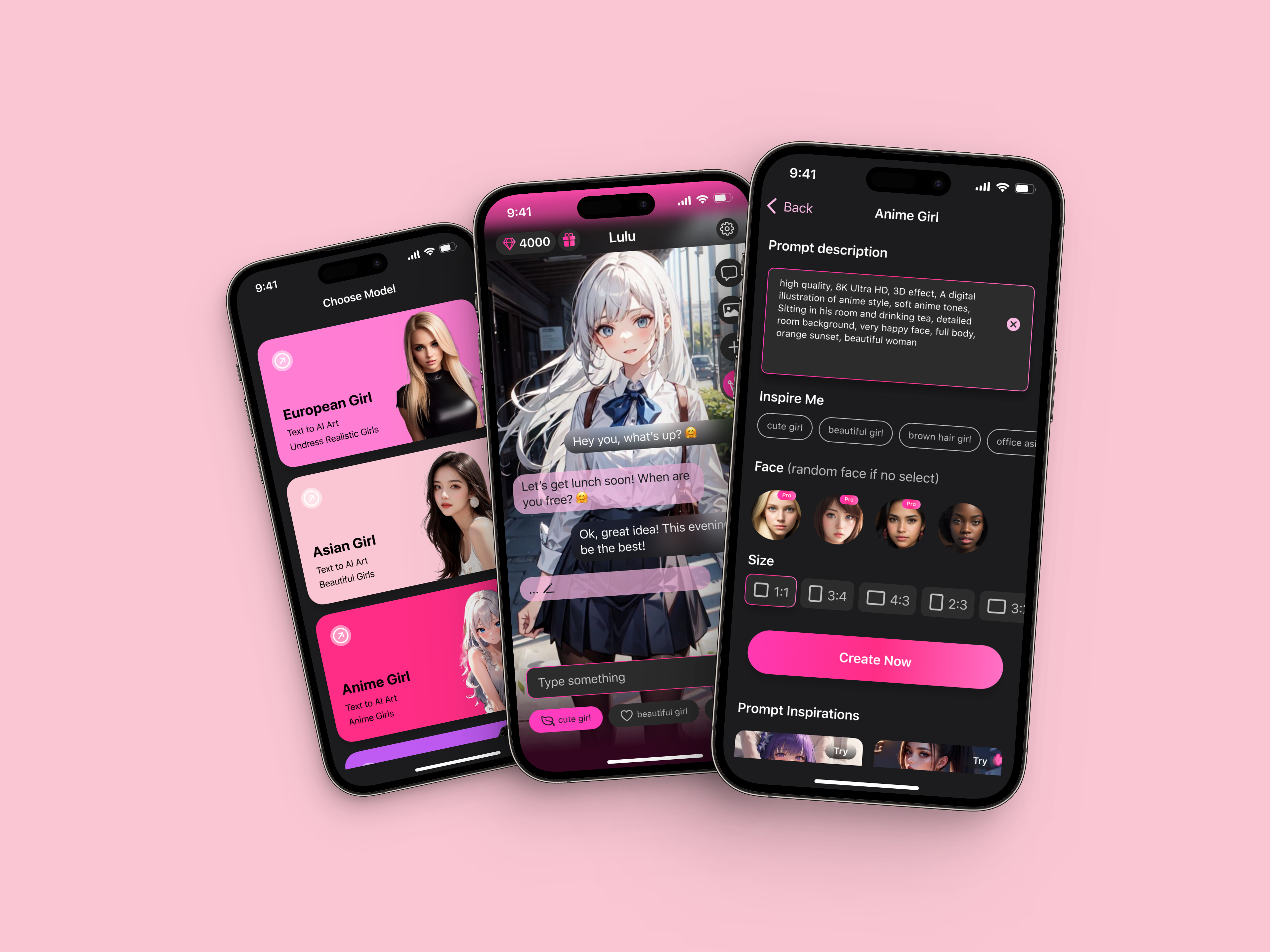 Example of 3 Screens App Concept Design, Ai Ios Mvp
