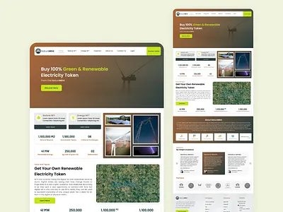 NatureMint NFT Home page design design graphic design mobile application uiux web design