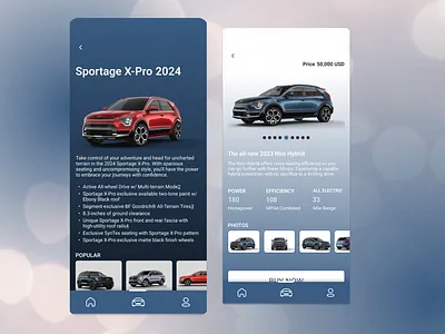 Car app Design app application blue buy car car ui drive kia mobile app product shot trasnsport ui ui design uiux ux uxui vehicle