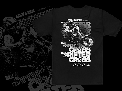 Driftercross Pro Slider Graphic Tee drifter cross driftercross drifting harley harley davidson harley stunt hdbagger slyfox slyfox performance stunt bike riding