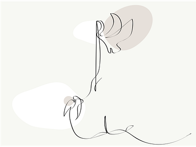 Swan song illustration lineart