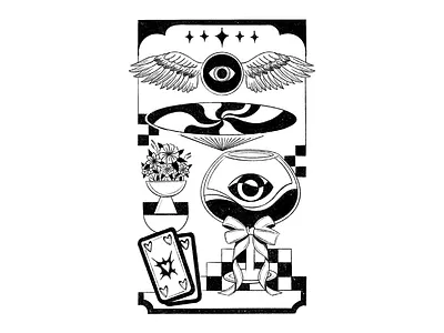 transformation design illustration procreate spiritual transformation trippy visual art