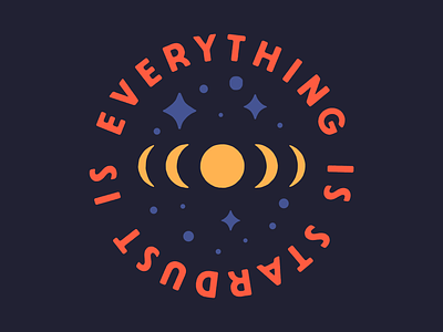 Everything is stardust cartridge eclipse font type typedesign