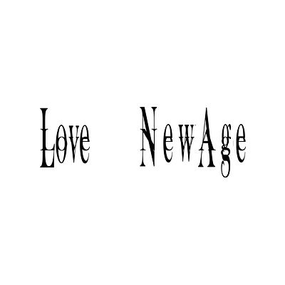 Love NewAge 2nd concept brand identity branding graphic design logo typography