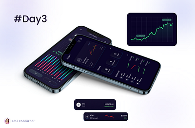 Polygon bitcoin chart crypto crypto app crypto ui finance ui ux