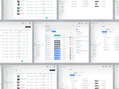 Showcase SaaS CRM UI agency crm dashboard minimal saas showcase travel ui ux