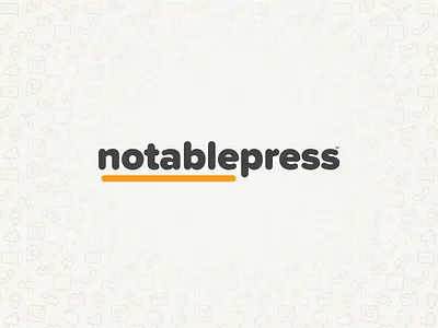 NotablePress Brand Identity branding design illustration logo vector