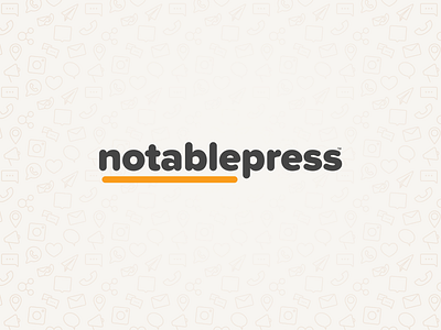 NotablePress Brand Identity branding design illustration logo vector