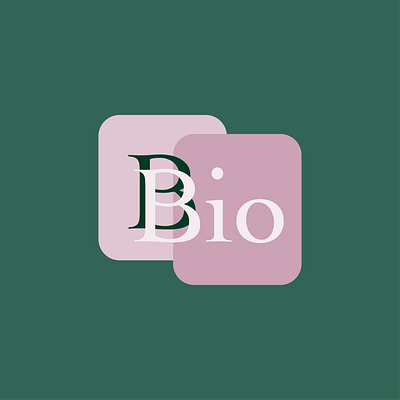 Biological branding graphic design logo