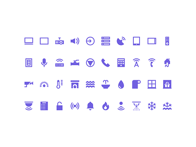 Tech icons branding design icon icons illustration minimal minimalism minimalist tech technology vector