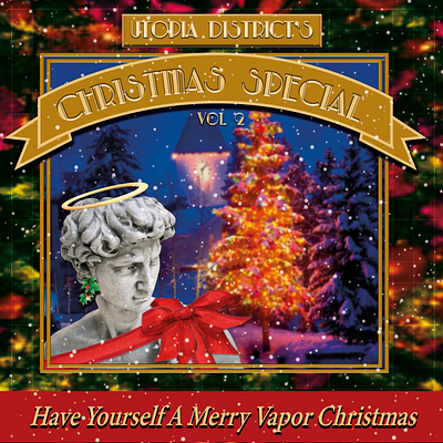 Design for Utopia District's 2022 Christmas Special design graphic design illustration music