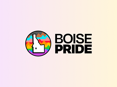 Boise Pride Refresh boise branding idaho illustrator logo pride branding pride logo