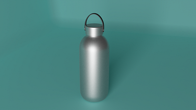 3D modeling of a water bottle. 3d 3d modelin 3d modeling 3d product modeling. blender product project