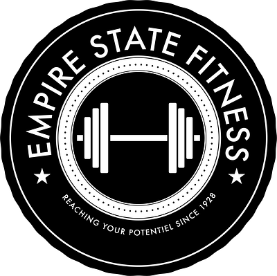 Empire State Fitness Logo branding graphic design logo