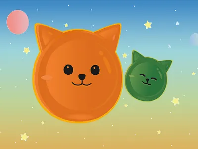 A Jelly Cat animal animation cat cute design illustration vector