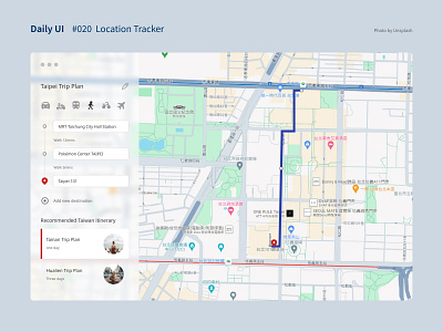 Daily UI #020 Location Tracker daily ui location tracker ui