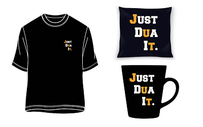 Just Dua it - Muslim t-shirt, mug, and pillow design. lifestyle ramadan kareem