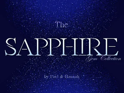 The Sapphire font cartoon creative cute elegant font font design fonts gem graphic design handlettering handwritten lettering modern motion graphics sapphire script star