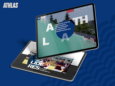 Athlas - Website ui web