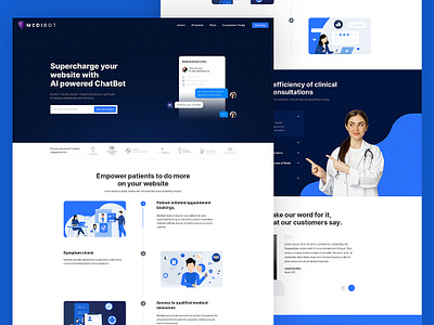 WEBSITE FOR MEDICATION figma graphic design landing page ui uiux website design