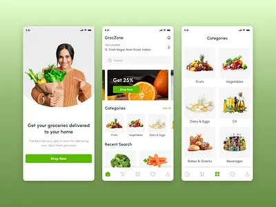 Grocery App UI app ui daily ui daily ui challenge dailyui design grocery grocery app grocery app ui mobile app mobile app design mobile app ui product design ui ui design ui ux uidesign uiux
