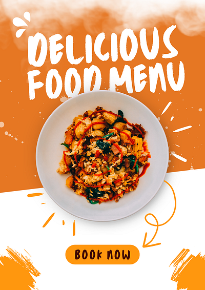 Delicious Food Menu branding graphic design