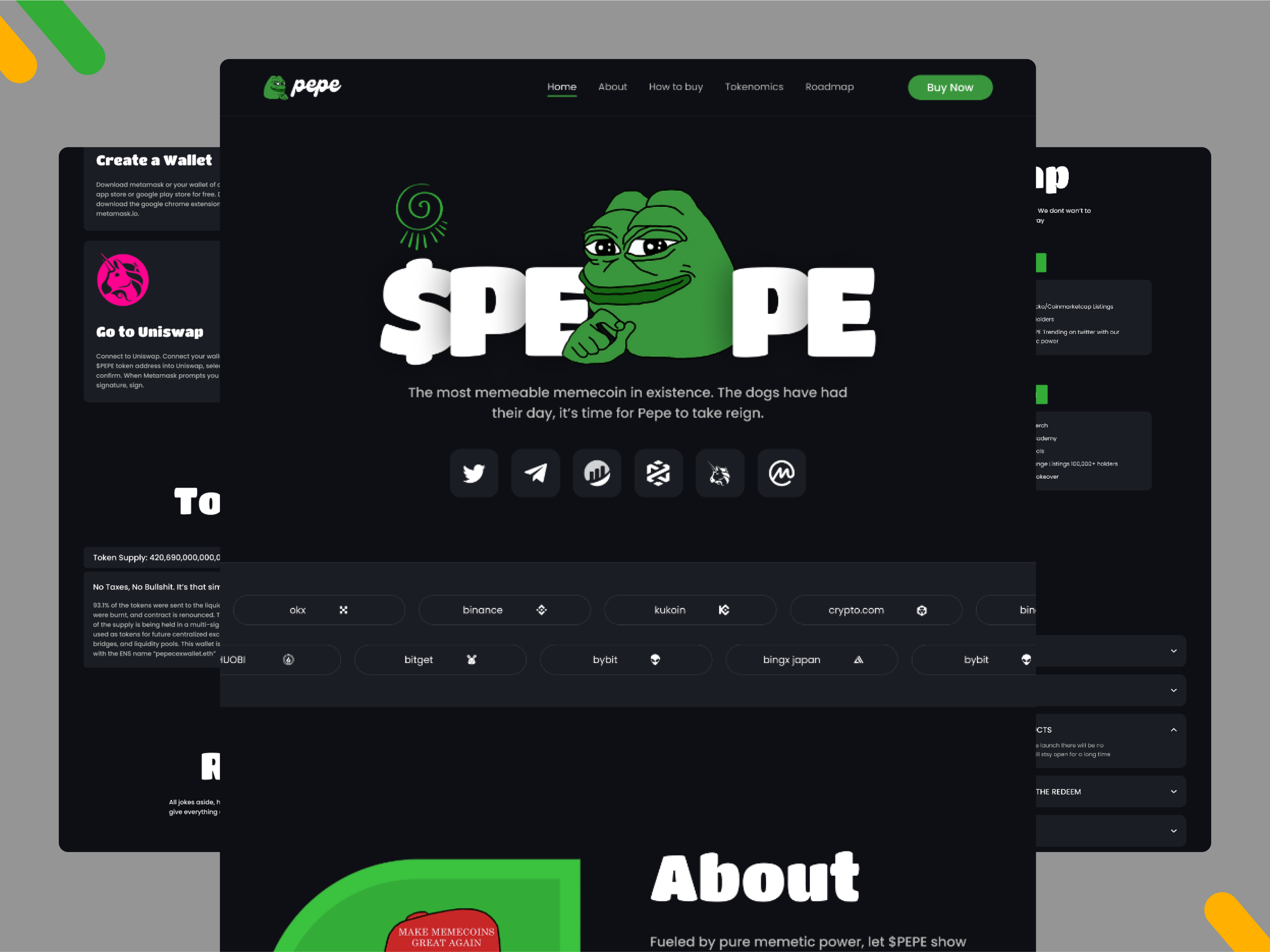 Meme Coin Website Design By Alamgir Hossain On Dribbble