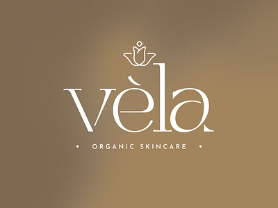 Organic skincare logo design graphic illustration logo skincare vector