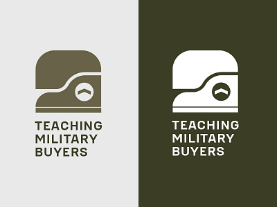 Logo teaching military buyers branding graphic design logo