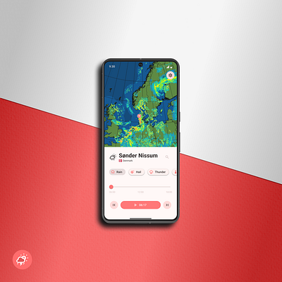 Rain Radar app design mobile ui weather