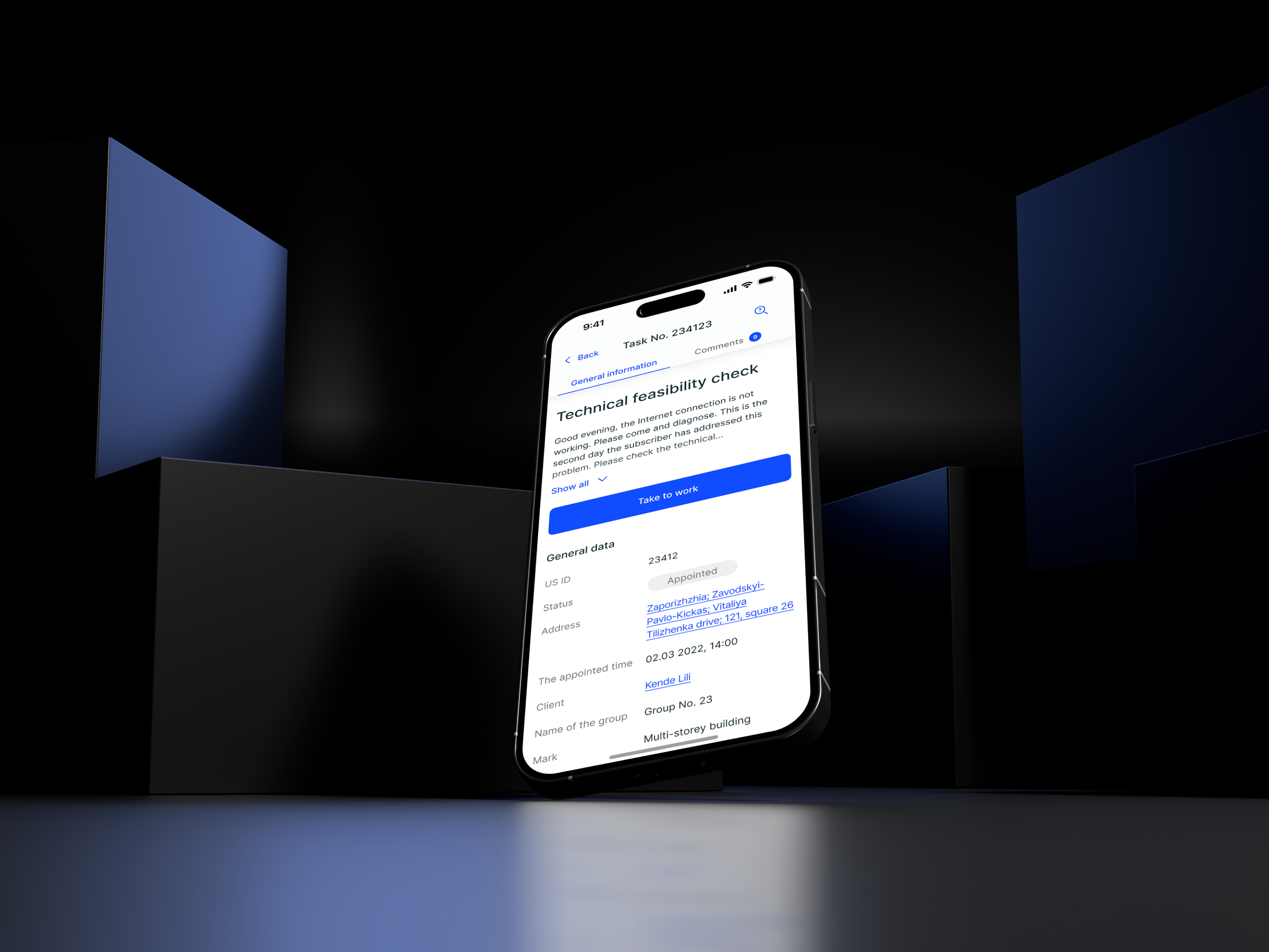 Engineer’s Task Manager (UX/UI) air app app store application client costumer design dribble engineer figma interface internet provider light theme mobile popular task manager top ui ux uxui