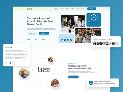 Charity Website Design charity education figma landing page product design ui ui design webdesign