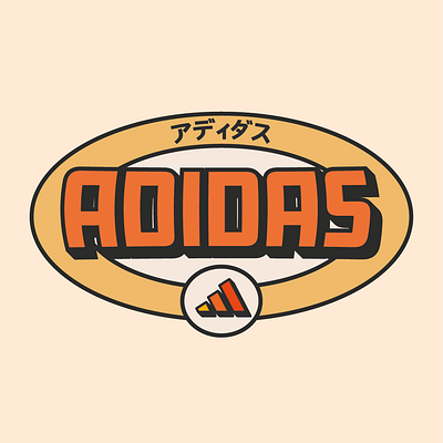 Adidas reimagined adidas branding ill illustration log