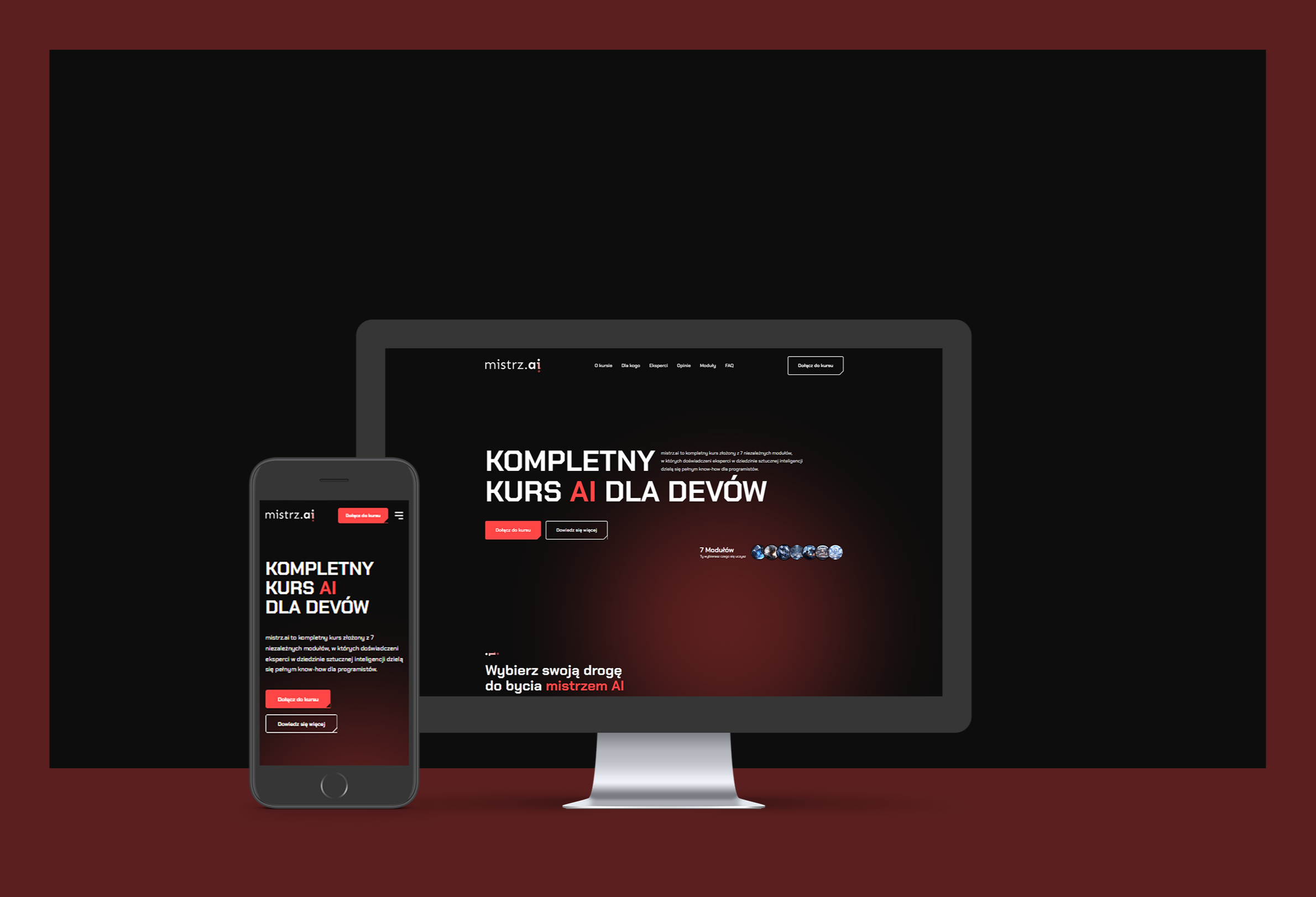 Mistrz.ai ai clean clean ui design landing page ui uiux ux web web ai web design website website design