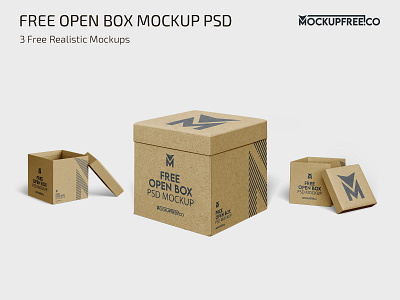 Free Open Box Mockup PSD box box mockup boxes design free mock up mockup mockups open open box open box mockup photoshop product psd template templates