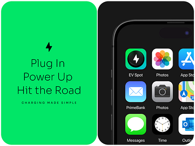 EV Spot - App Icon app appicon card design icon illustration mobile ui ux